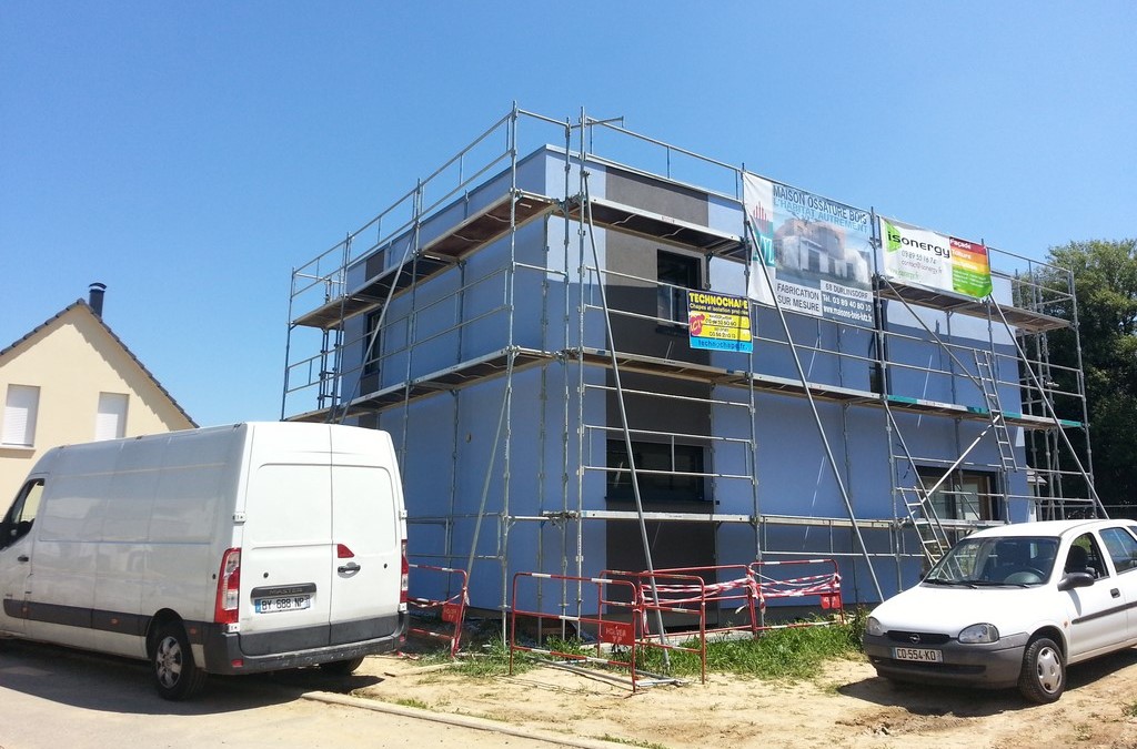 Isolation Thermique Extérieure sur Ossature Bois à Wittelsheim (68)